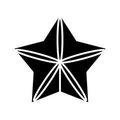 Star icon vector. Sparkles star illustration sign. Star symbol or logo.