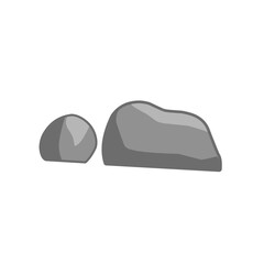Stone illustration with outline, Stone vector element, Stone Vector