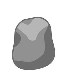 Stone illustration with outline, Stone vector element, Stone Vector