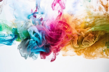 Color smoke background