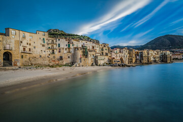 Fototapeta na wymiar The picturesque seaside village of Cefalù, Sicily