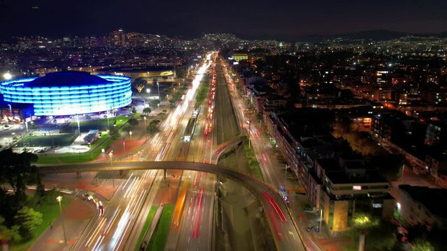 Paisaje urbano de la ciudad de Bogot&aacute;, capital de Colombia