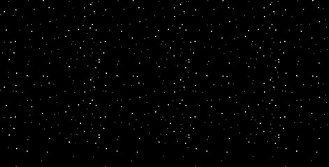 Shining stars in the night sky. Nature background