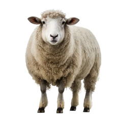 sheep isolated on white