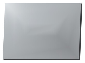 Colorado state of US map 3D map isolated with transparency