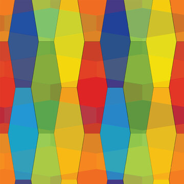 Abstract colorful geometric pattern background for wallpaper, gift wrapping, packaging seamless vector background design. 
