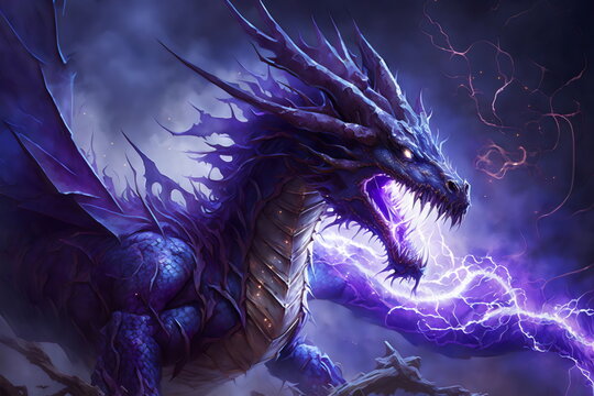 Dragon In Purple Background Dragon   ID Black and Purple Dragon HD  wallpaper  Pxfuel