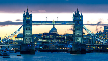 Tower Bridge London at Twilight