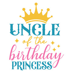 Uncle of the birthday Svg