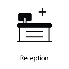 Reception icon design stock illustration