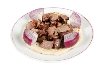 cubed meat platter