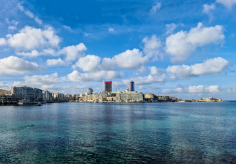 Saint Julian's Bay with San Giljan (Saint Julian's) and Spinola Bay in the background.