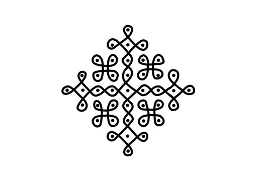 Muggu 11 kolas, rangoli