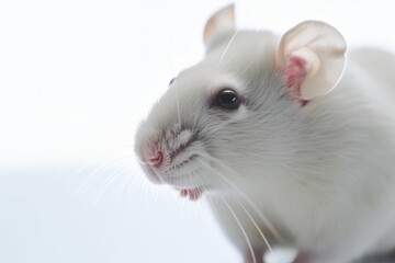 a close up of a lab mouse. Generative AI