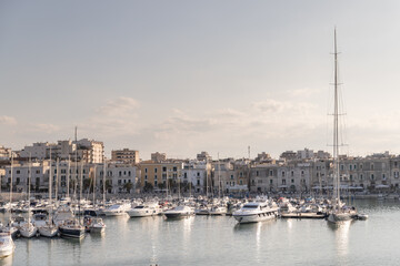 A Pictorial Journey through Trani Harbor at Twilight, puglia, italy