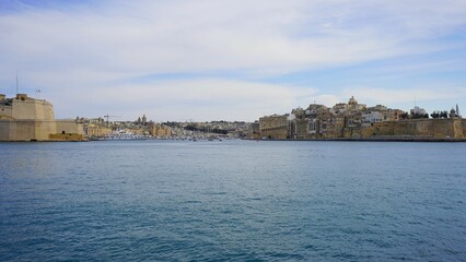 Fototapeta na wymiar view from La Valette, Malta