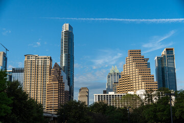 Fototapeta premium a view of downtown Austin 