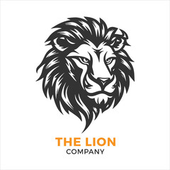 Fototapeta premium Lion head logo Vector Illustration