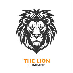Lion head logo Vector Illustration