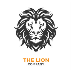 Lion head logo Vector Illustration
