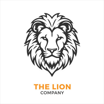 Lion head logo Vector Illustration