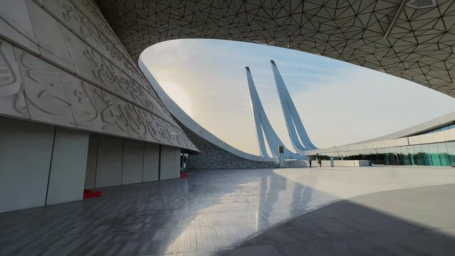 Breathtaking most futuristic mosque in the Persian Gulf region, the Education City Mosque is an unmistakable landmark in Doha. Here in particular its shape and minarets