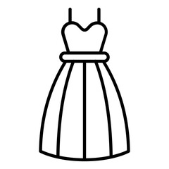 Dress Outline Icon