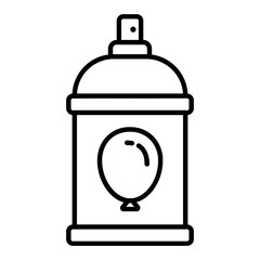 Spray Can Outline Icon