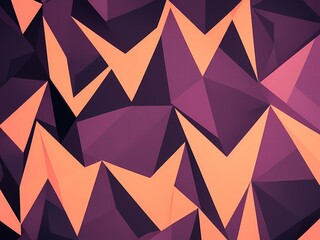 Purple and orange Geometric Abstraction Generative AI