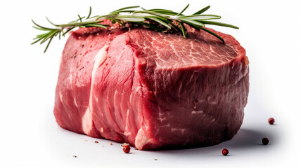 Delicious Detail: A Macro Shot of Filet Mignon - This detailed macro shot captures the mouthwatering textures and flavors of a perfectly cooked filet mignon