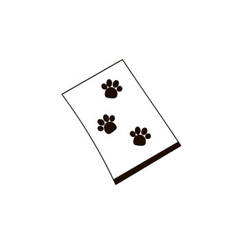 recommend clip art: poop bag black and white outline illustration on transparent background
                    