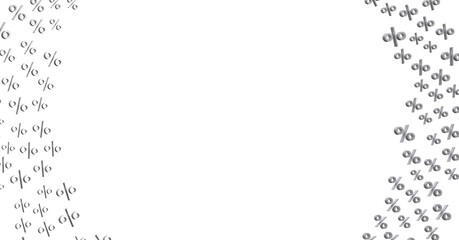 Blurred sale background. 3d