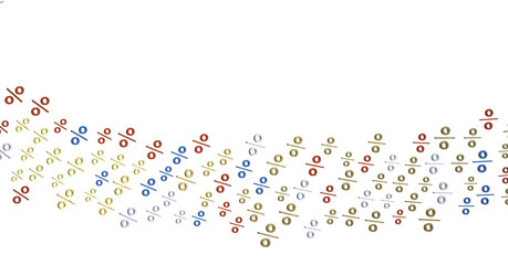 Blurred sale background. 3d