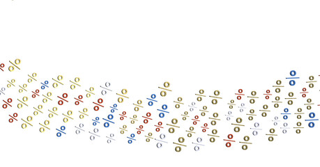 Blurred sale background. 3d