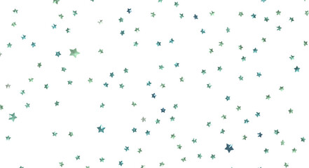 XMAS Stars - Banner with golden decoration. Festive border with falling glitter dust and stars.