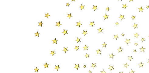 Stars - Festive christmas card. Isolated illustration white background. -