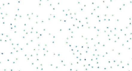 XMAS Stars - Banner with golden decoration. Festive border with falling glitter dust and stars.