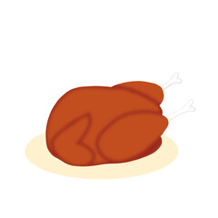 Chicken Dish Illustration