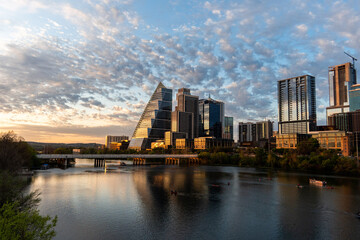 a view of downtown Austin 