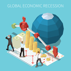 Global Economic Recession Composition