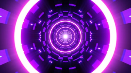 Glittering Purple Light Geometric Pattern Background