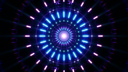 Neon light for vj loop design