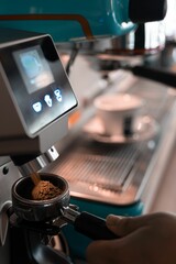 cappuccino sprinkle with cocoa