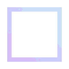 colorful square frame
