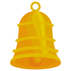 Christmas bell icon PNG image with transparent background