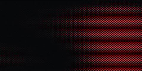 Black background and red dot