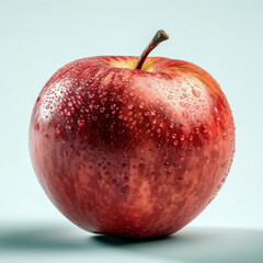 Sweet Temptation This image captures the sweet and delicious nature of a ripe red apple, making it a tempting choice for food photography.