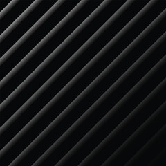 Black, gradient and striped background design. Vector