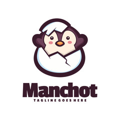 Manchot Logo Vector