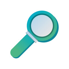 png image of magnifying glass icon with transparent background